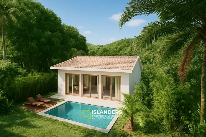 Проект виллы Ломбок, представляющий виллу с 2 спальнями в Мави.