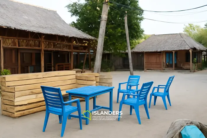 Centre de plongée en bord de mer à vendre à Sekotong Lombok