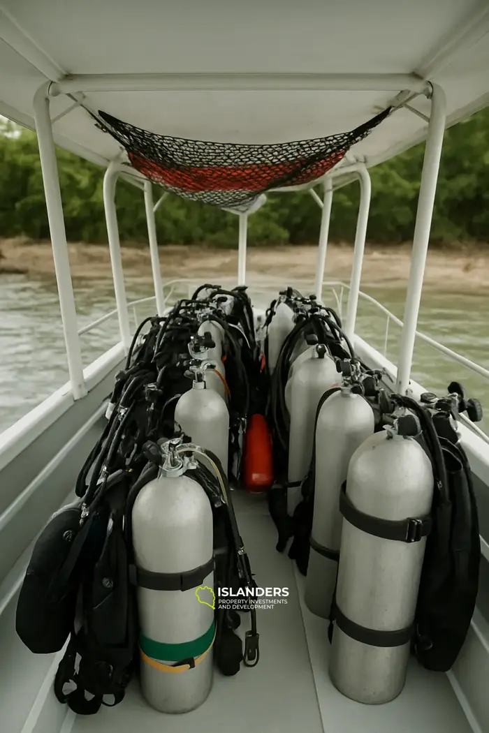 Centre de plongée en bord de mer à vendre à Sekotong Lombok