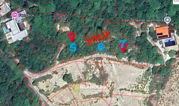 Участки с видом на горы и море