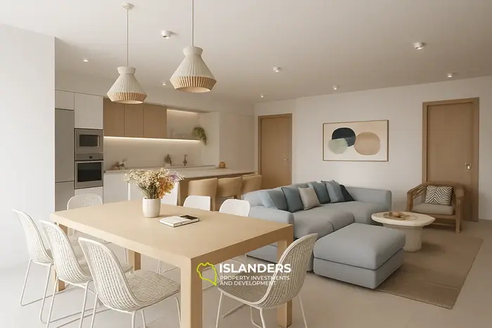 3 спальни · 3 ванные комнаты · 128 м² · Квартира