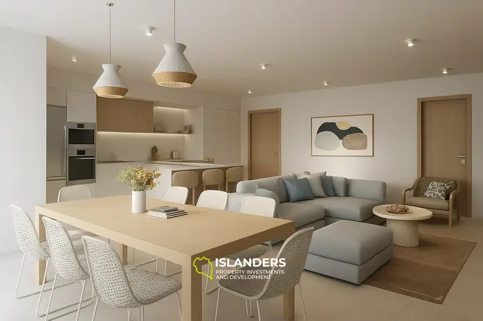 2 спальни · 2 ванные комнаты · 128 м² · Квартира