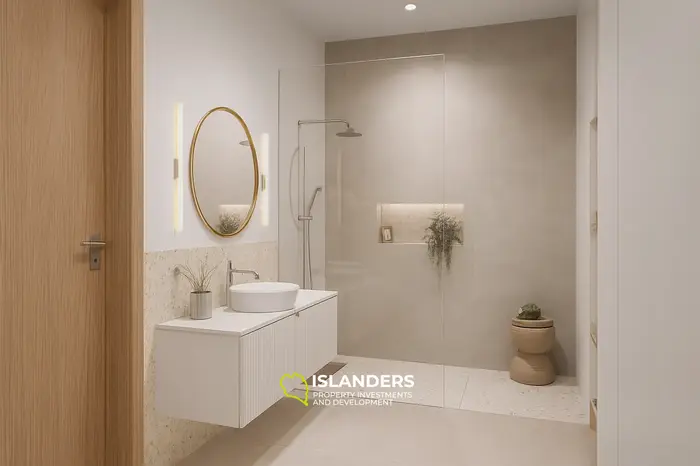 2 спальни · 2 ванные комнаты · 127 м² · Квартира