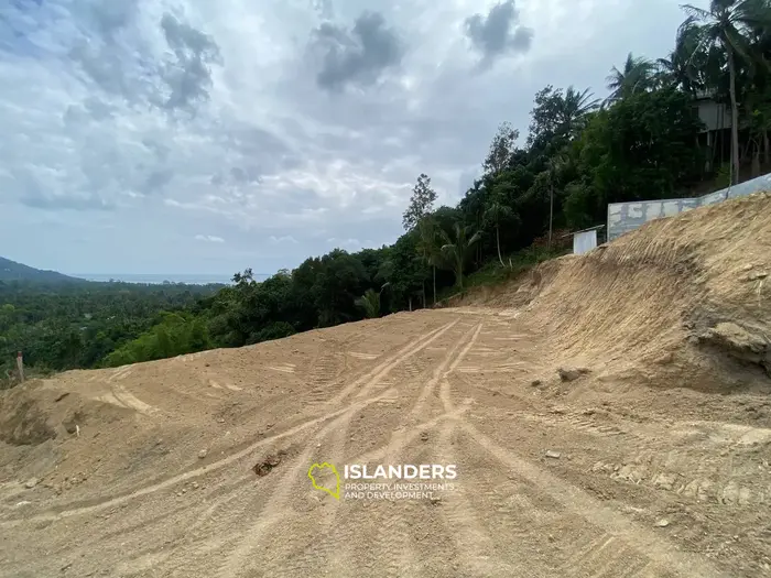 Terreno con vista al mar, montaña y jungla en Baan Tai, Koh Phangan