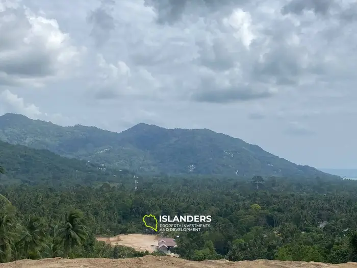 Terreno con vista al mar, montaña y jungla en Baan Tai, Koh Phangan