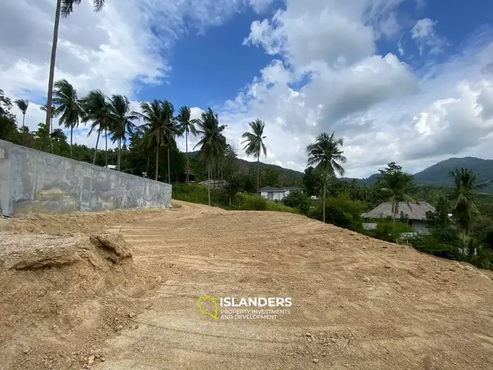 Terreno con vista al mar, montaña y jungla en Baan Tai, Koh Phangan