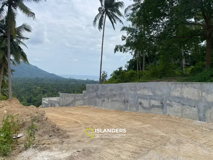Terreno con vista al mar, montaña y jungla en Baan Tai, Koh Phangan