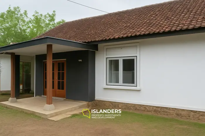 Maisons et pensions au milieu de la ville de Mataram