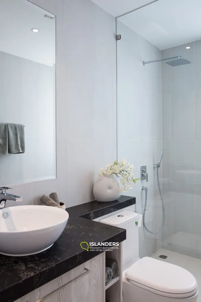 3-bdrm pool villa with sea view, large storage and laundry (Bophut)