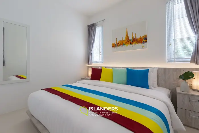 3-bdrm pool villa with sea view, large storage and laundry (Bophut)