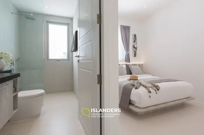 3-bdrm pool villa with sea view, large storage and laundry (Bophut)