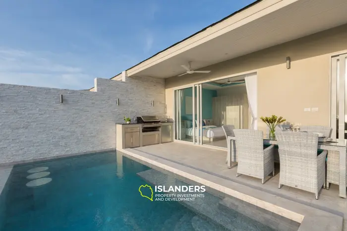 3-bdrm pool villa with sea view, large storage and laundry (Bophut)