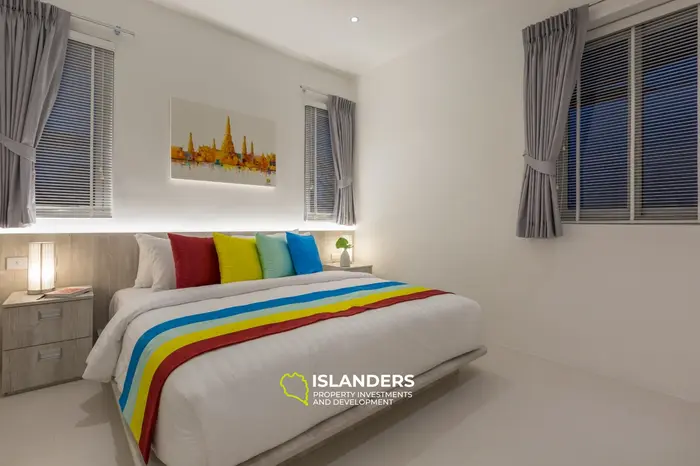 3-bdrm pool villa with sea view, large storage and laundry (Bophut)