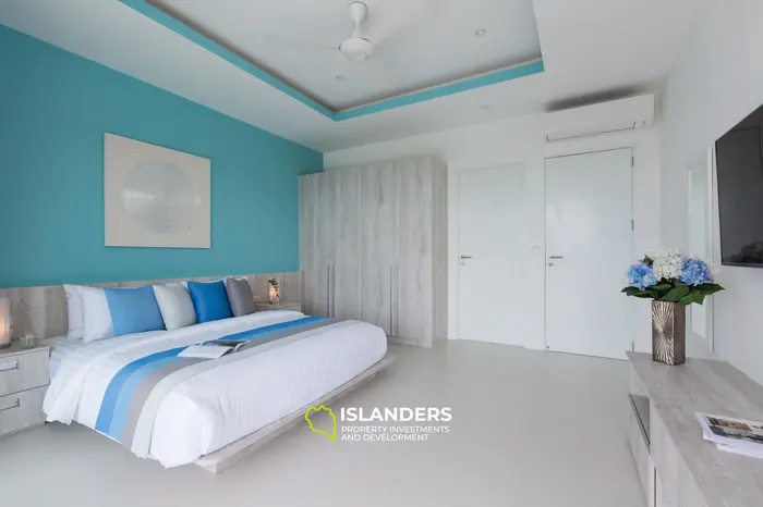 3-bdrm pool villa with sea view, large storage and laundry (Bophut)