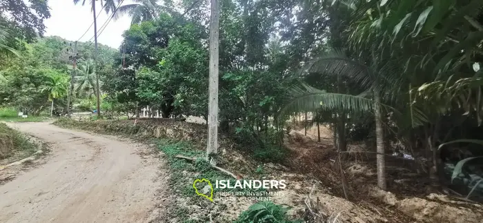 Charming land facing the river