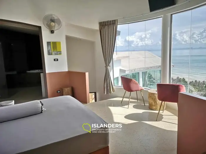 Panoramic 7-bdrm pool villa with fitness center on Angthong Hill (Bang Po)