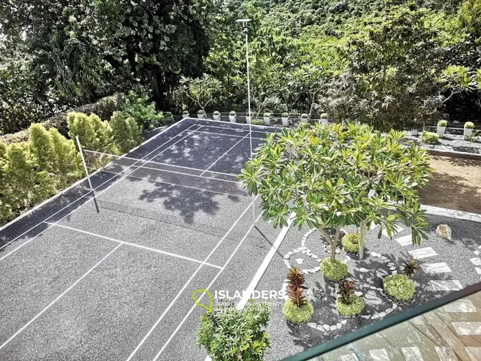 Panoramic 7-bdrm pool villa with fitness center on Angthong Hill (Bang Po)