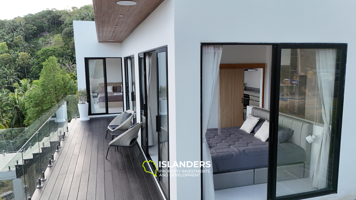 Nouvelle villa panoramique 2 chambres avec vue sur la mer