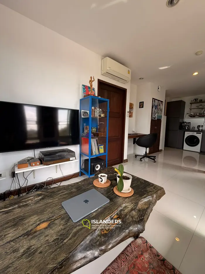 One-bdrm apartment in a complex with a shared pool in a central location (Bophut)