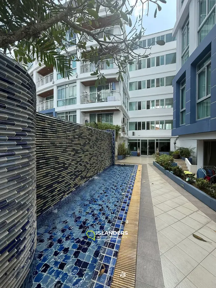 One-bdrm apartment in a complex with a shared pool in a central location (Bophut)