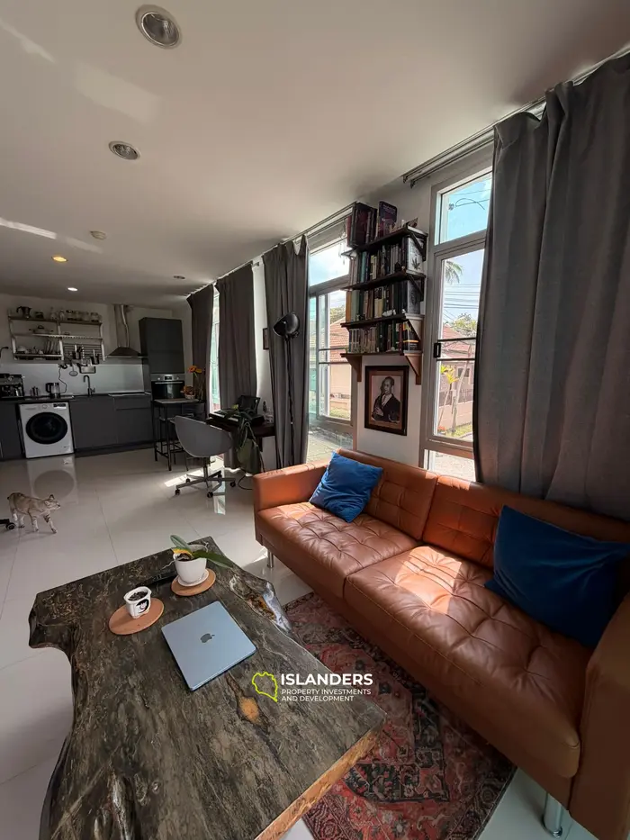 One-bdrm apartment in a complex with a shared pool in a central location (Bophut)