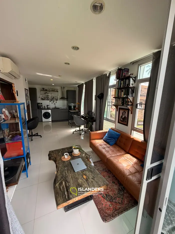 One-bdrm apartment in a complex with a shared pool in a central location (Bophut)