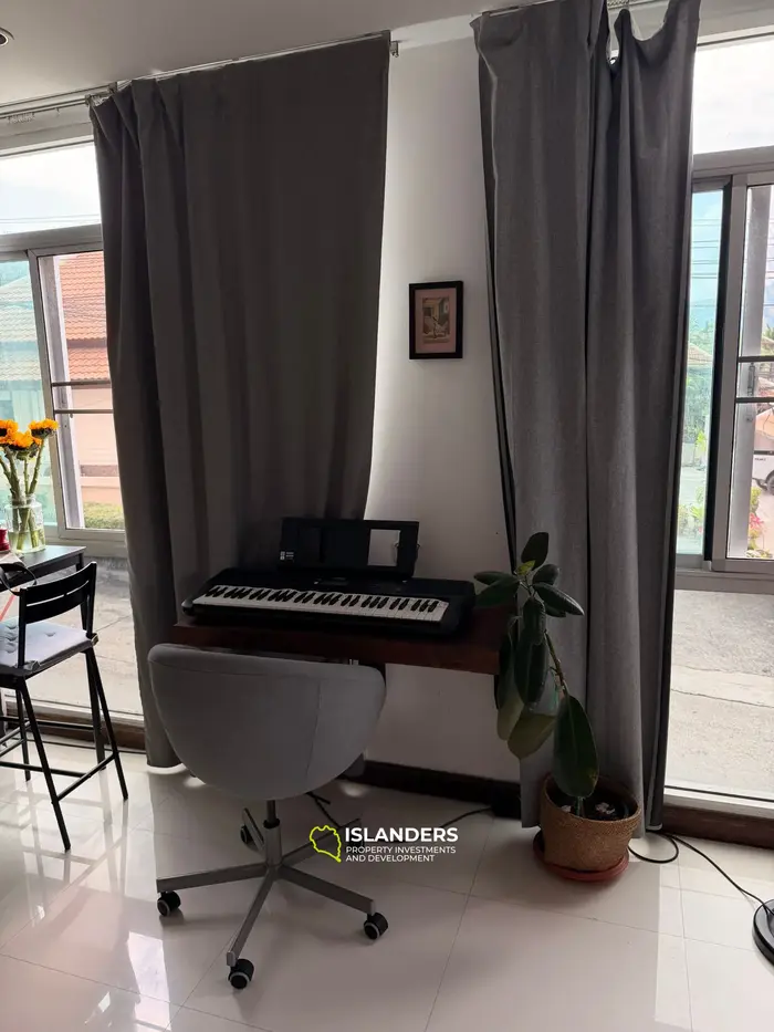 One-bdrm apartment in a complex with a shared pool in a central location (Bophut)