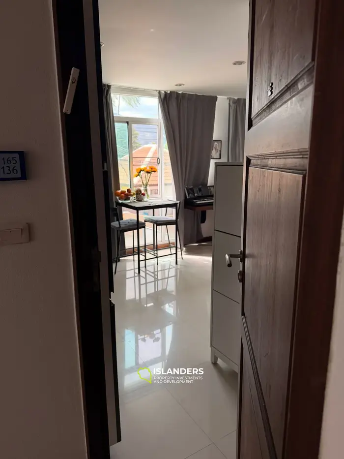 One-bdrm apartment in a complex with a shared pool in a central location (Bophut)