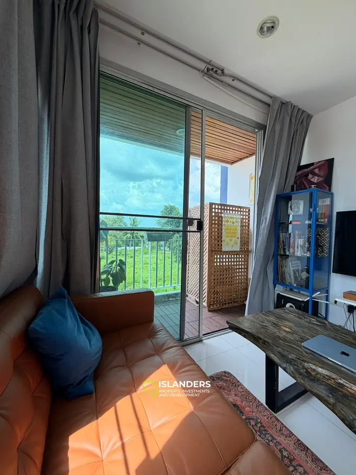 One-bdrm apartment in a complex with a shared pool in a central location (Bophut)