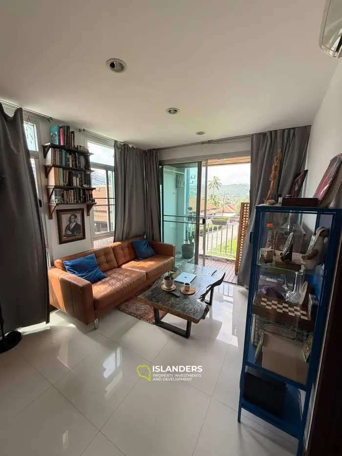 One-bdrm apartment in a complex with a shared pool in a central location (Bophut)