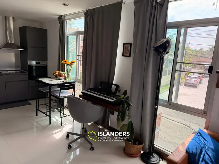 One-bdrm apartment in a complex with a shared pool in a central location (Bophut)