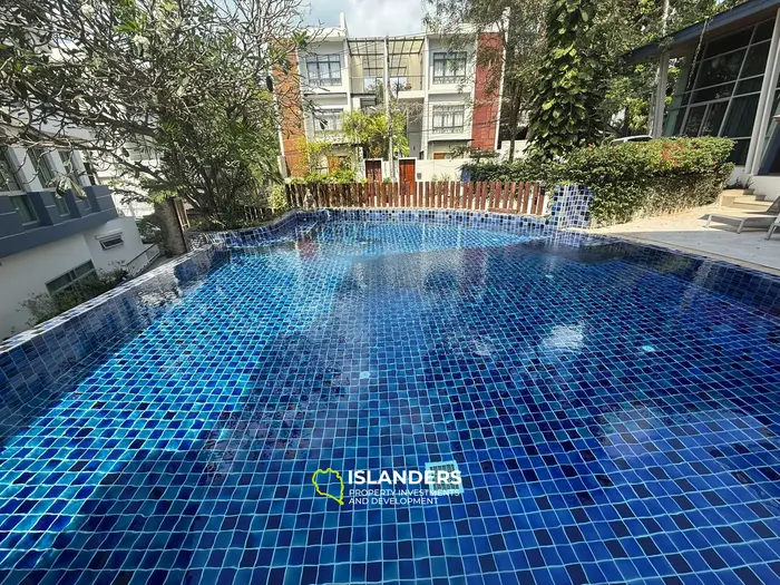 One-bdrm apartment in a complex with a shared pool in a central location (Bophut)