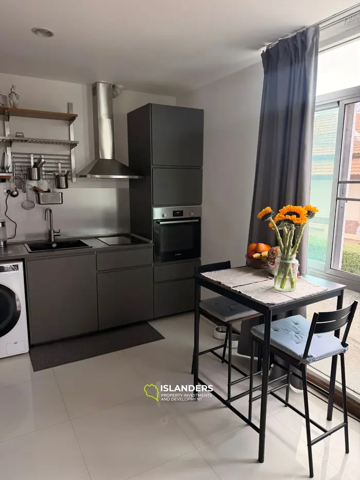 One-bdrm apartment in a complex with a shared pool in a central location (Bophut)