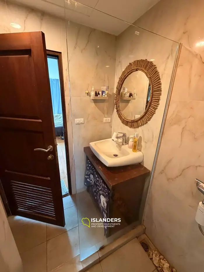 One-bdrm apartment in a complex with a shared pool in a central location (Bophut)