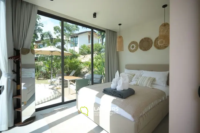 2-br villa with shared swimming pool for rent