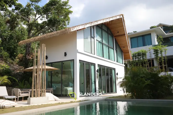 2-br villa with shared swimming pool for rent