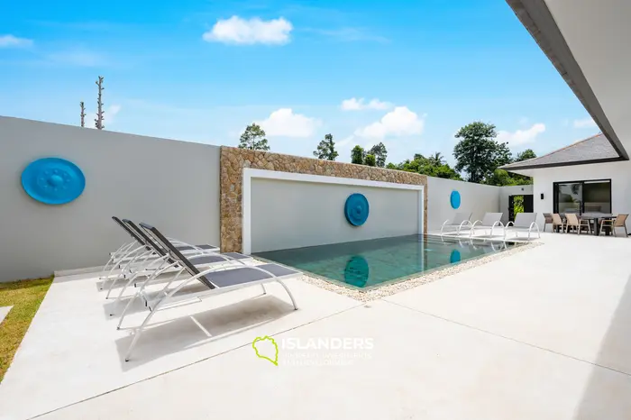 Villa avec piscine de 3 chambres près de l'École Internationale Française (Maenam)