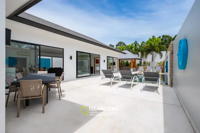 Villa avec piscine de 3 chambres près de l'École Internationale Française (Maenam)
