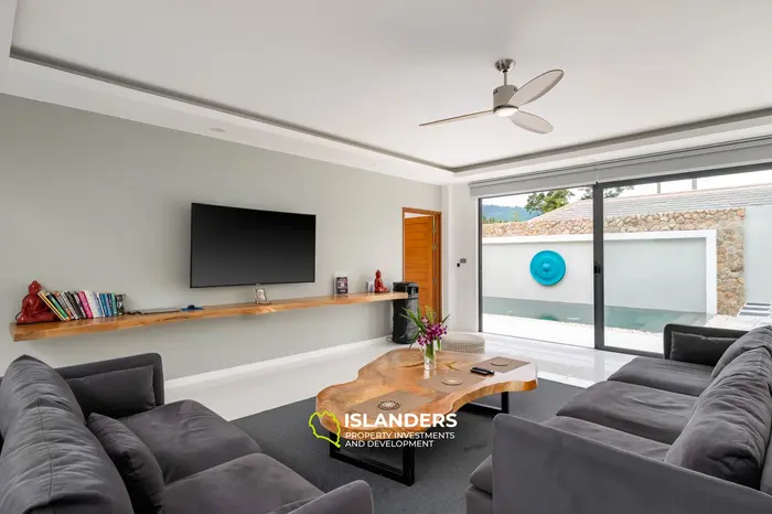 Villa avec piscine de 3 chambres près de l'École Internationale Française (Maenam)