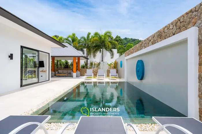 Villa avec piscine de 3 chambres près de l'École Internationale Française (Maenam)