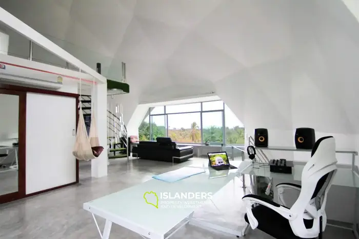 🌿 Dreamdome Villa – One-of-a-Kind Energy-Efficient Geodesic Home with Sea View, KPG