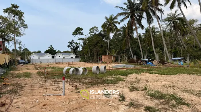 Small plot ready for construction