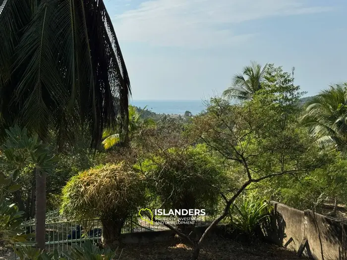 Exquisite Sea View Thai House in Koh Phangan (Need Renovation)