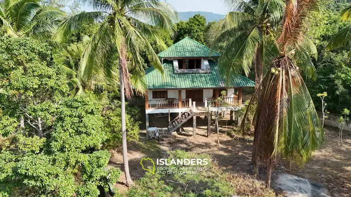 Exquisite Sea View Thai House in Koh Phangan (Need Renovation)