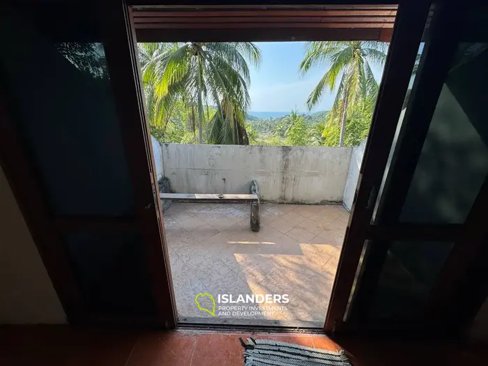 Exquisite Sea View Thai House in Koh Phangan (Need Renovation)