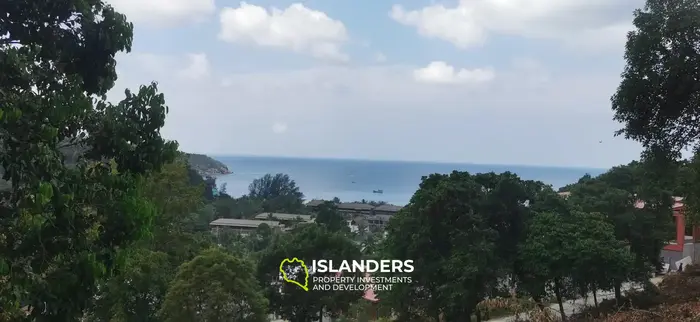 WOW Sea view land (3 plots) in Mae Haad