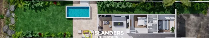 Two-bdrm pool villa 200 meters from the beach (Maenam)