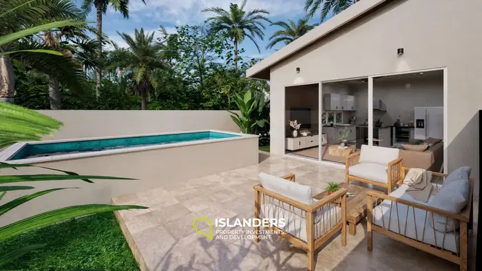 Two-bdrm pool villa 200 meters from the beach (Maenam)