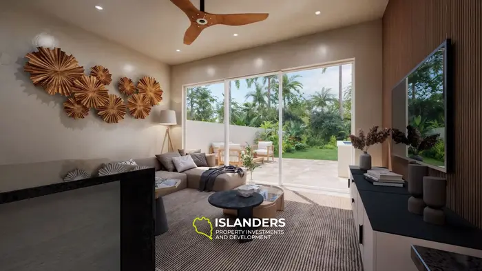 Two-bdrm pool villa 200 meters from the beach (Maenam)