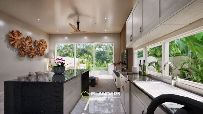 Two-bdrm pool villa 200 meters from the beach (Maenam)